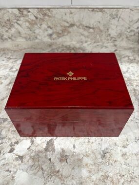 Patek Philippe Red and Gold Presentation Watch Box